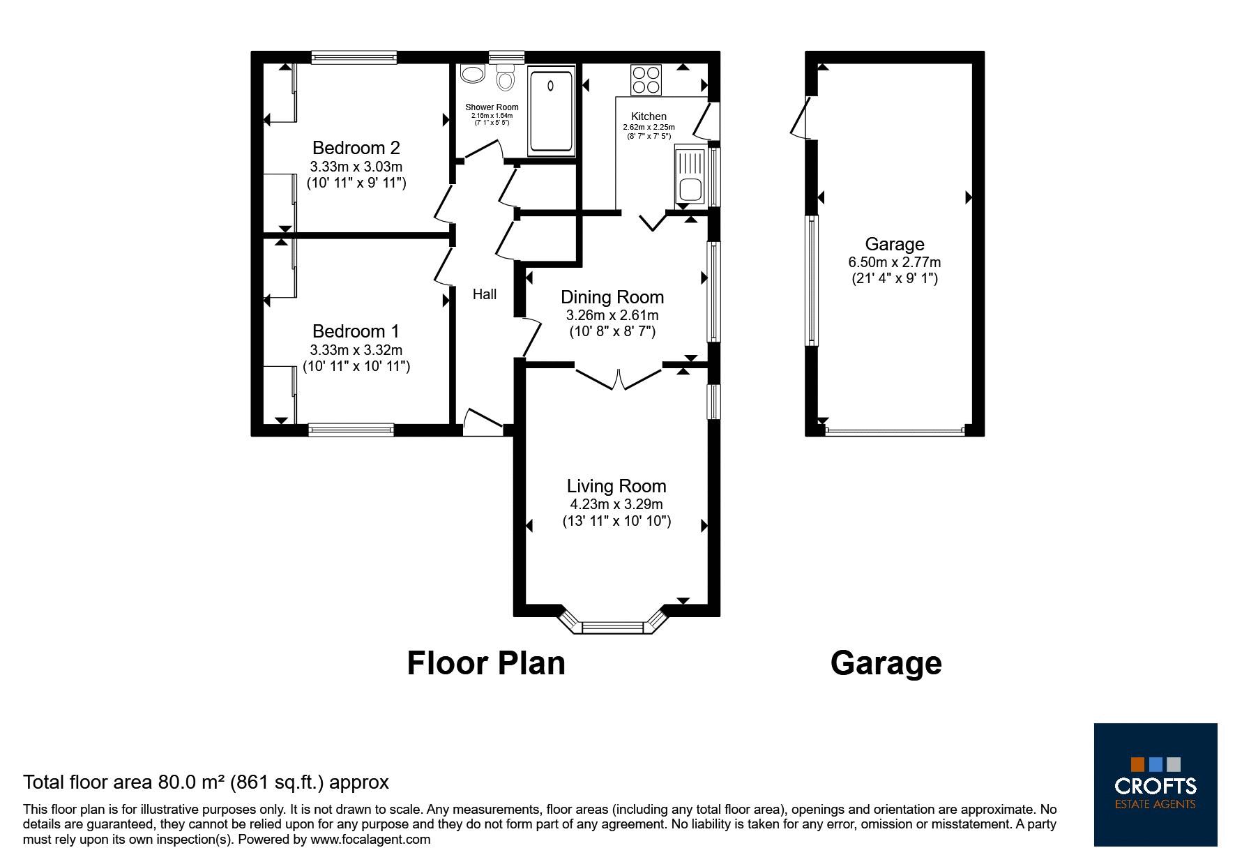 20, Clyfton Crescent, Immingham floorplan