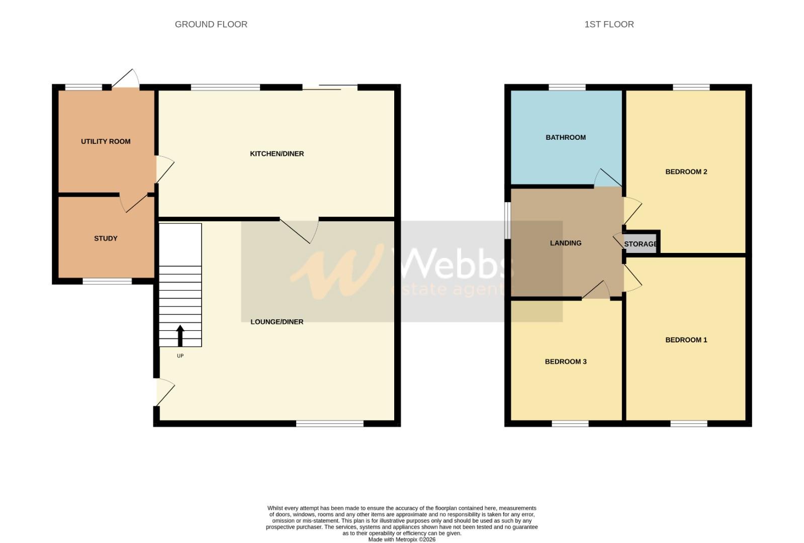 18, Marconi Place, Cannock floorplan