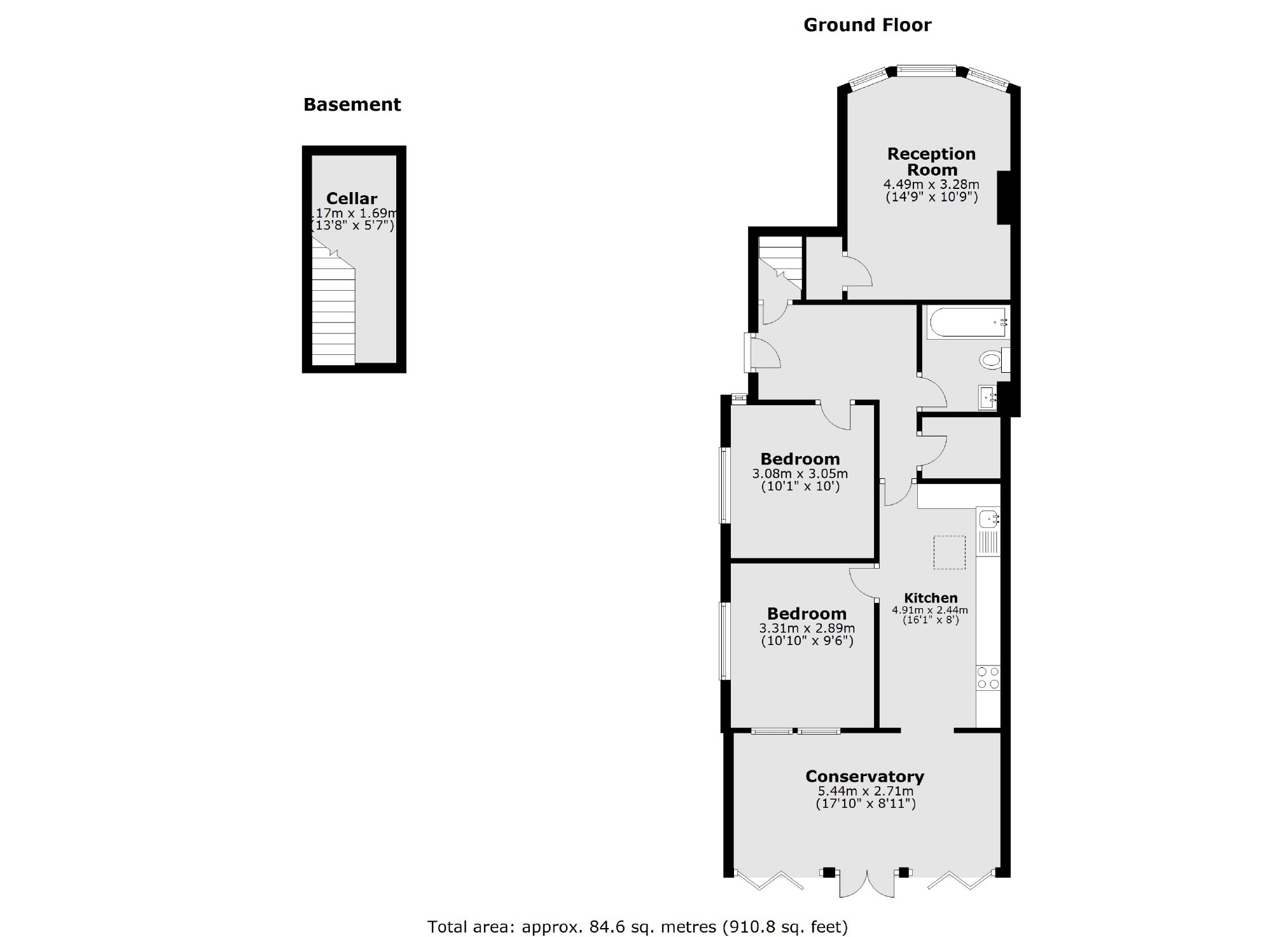 Crown Road, St Margarets, Twickenham TW1, 2 bedroom for sale