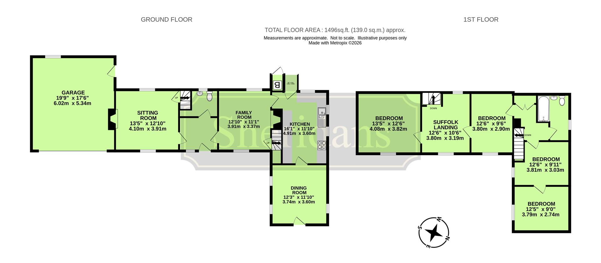 2 Croft Cottages, The Street, Diss floorplan