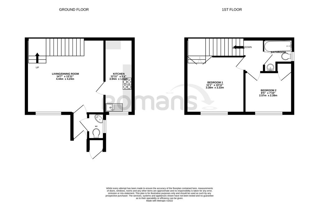 2, Coriander Close, Farnborough floorplan