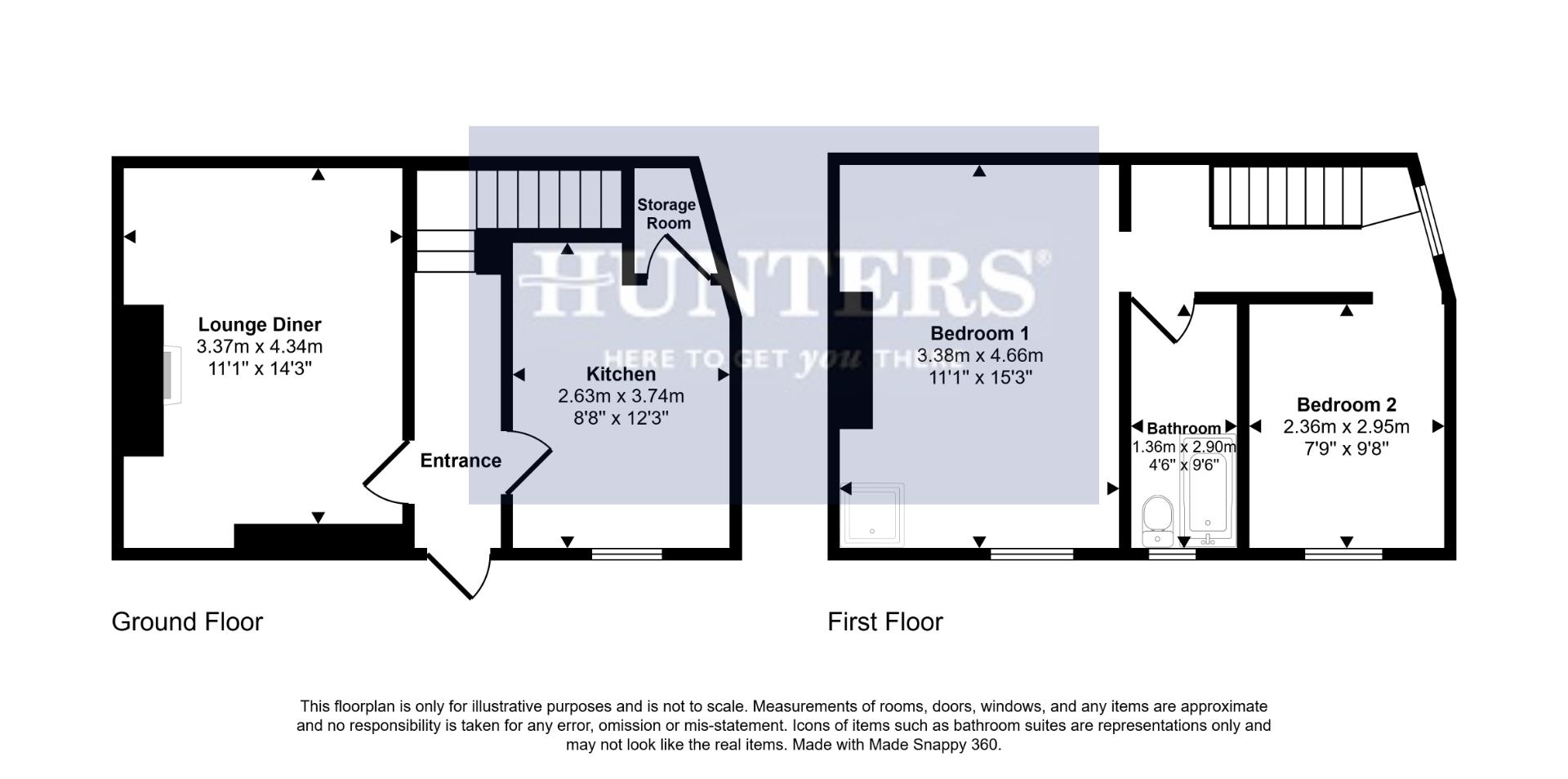 123, Rochester Street, Bradford floorplan