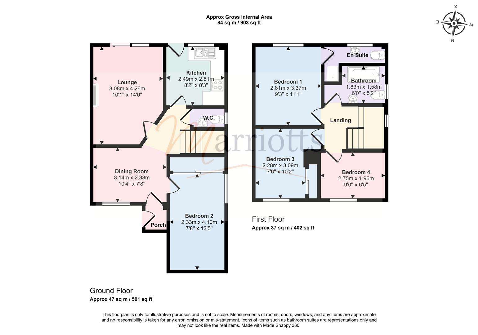 6, Kensington Gardens, Nottingham floorplan