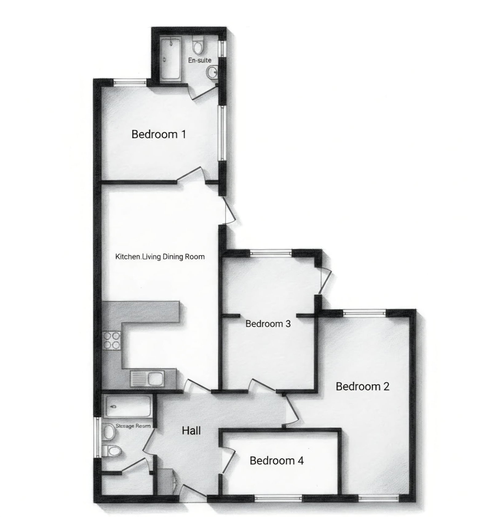 8, Randolph Close, Leamington Spa floorplan