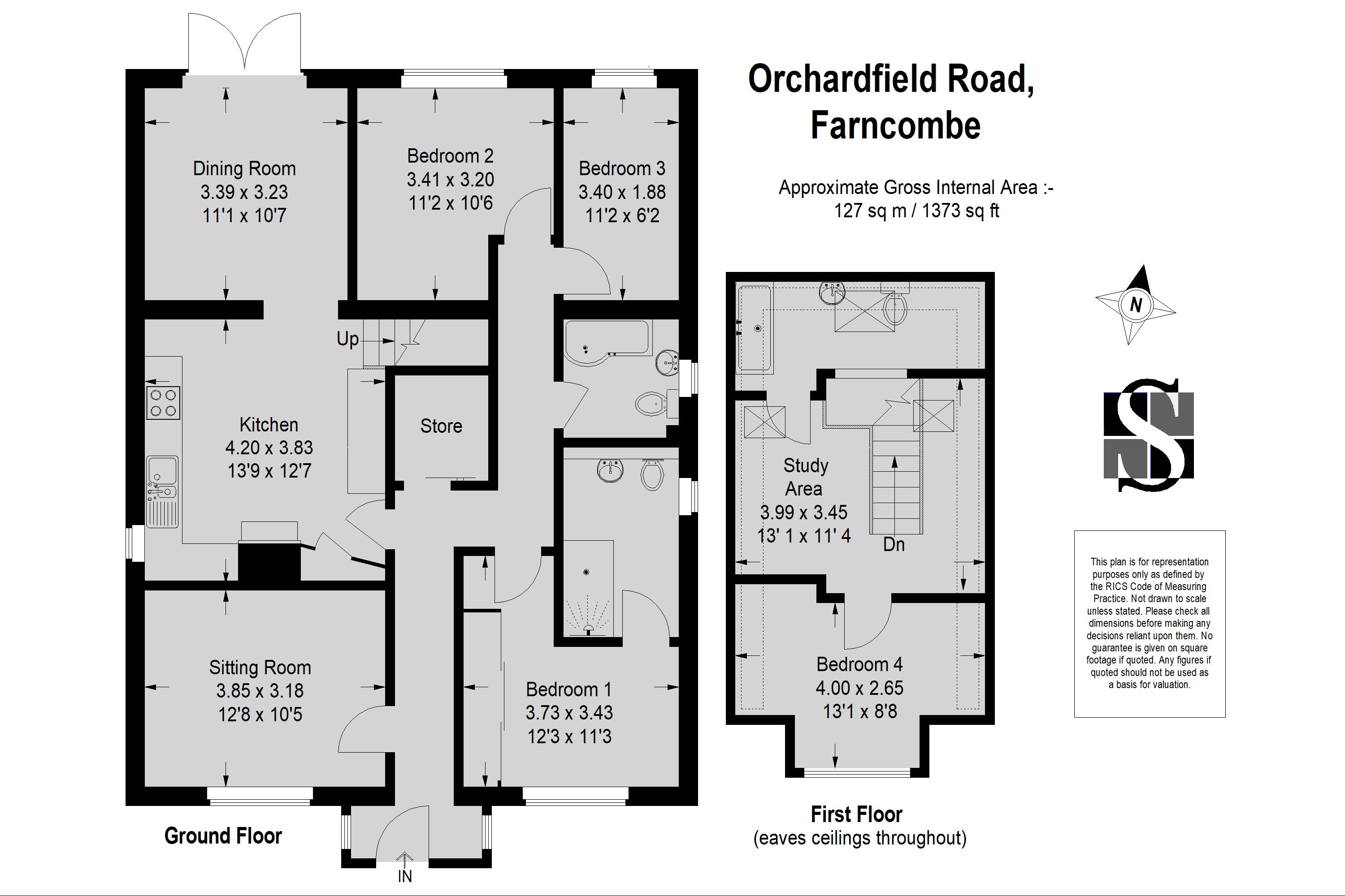 4 Bedrooms Chalet to rent in Orchard Field Road, Godalming GU7