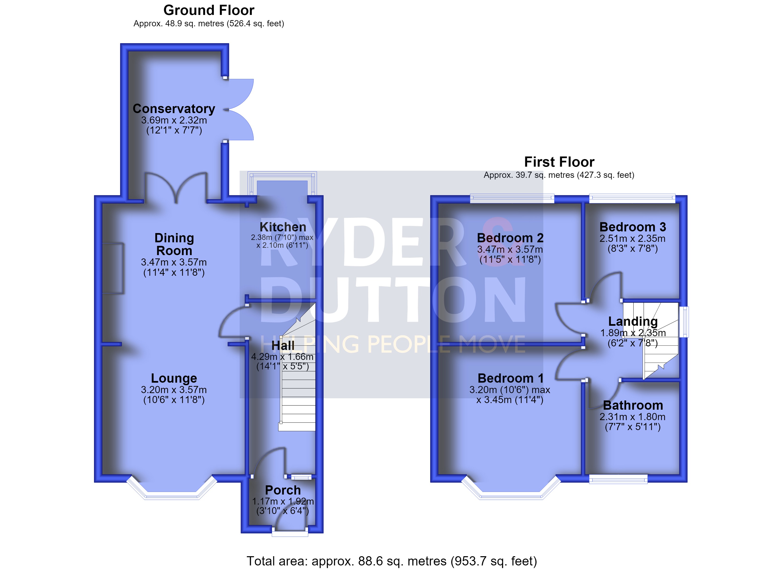 42, Sedgley Avenue, Rochdale floorplan