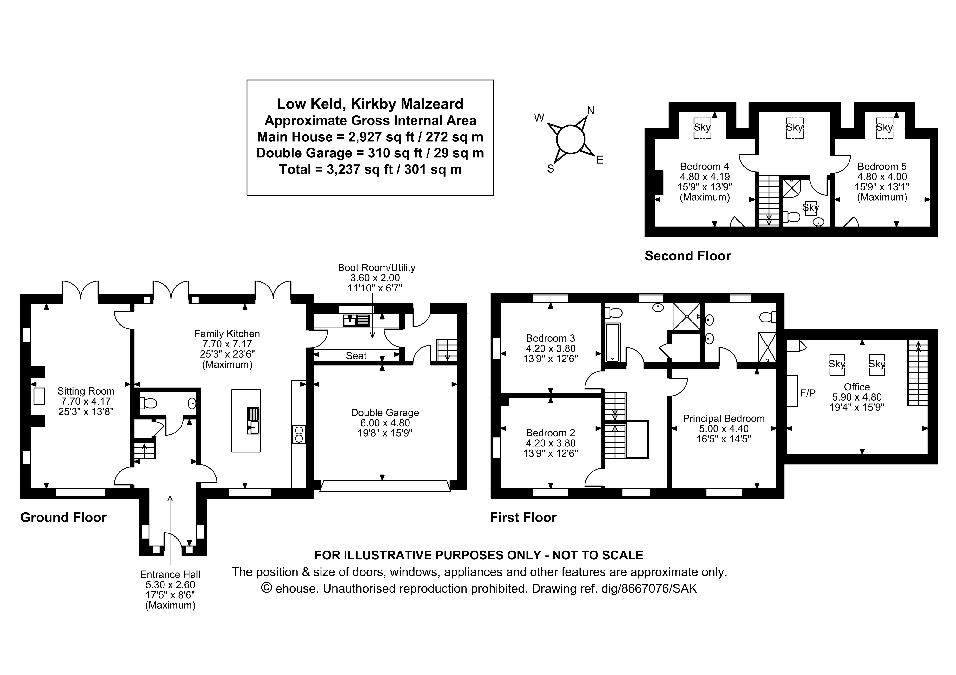 Low Keld,, Main Street, Near Ripon floorplan