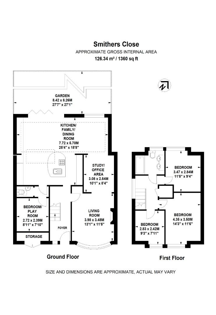 2, Smithers Close, Tonbridge floorplan