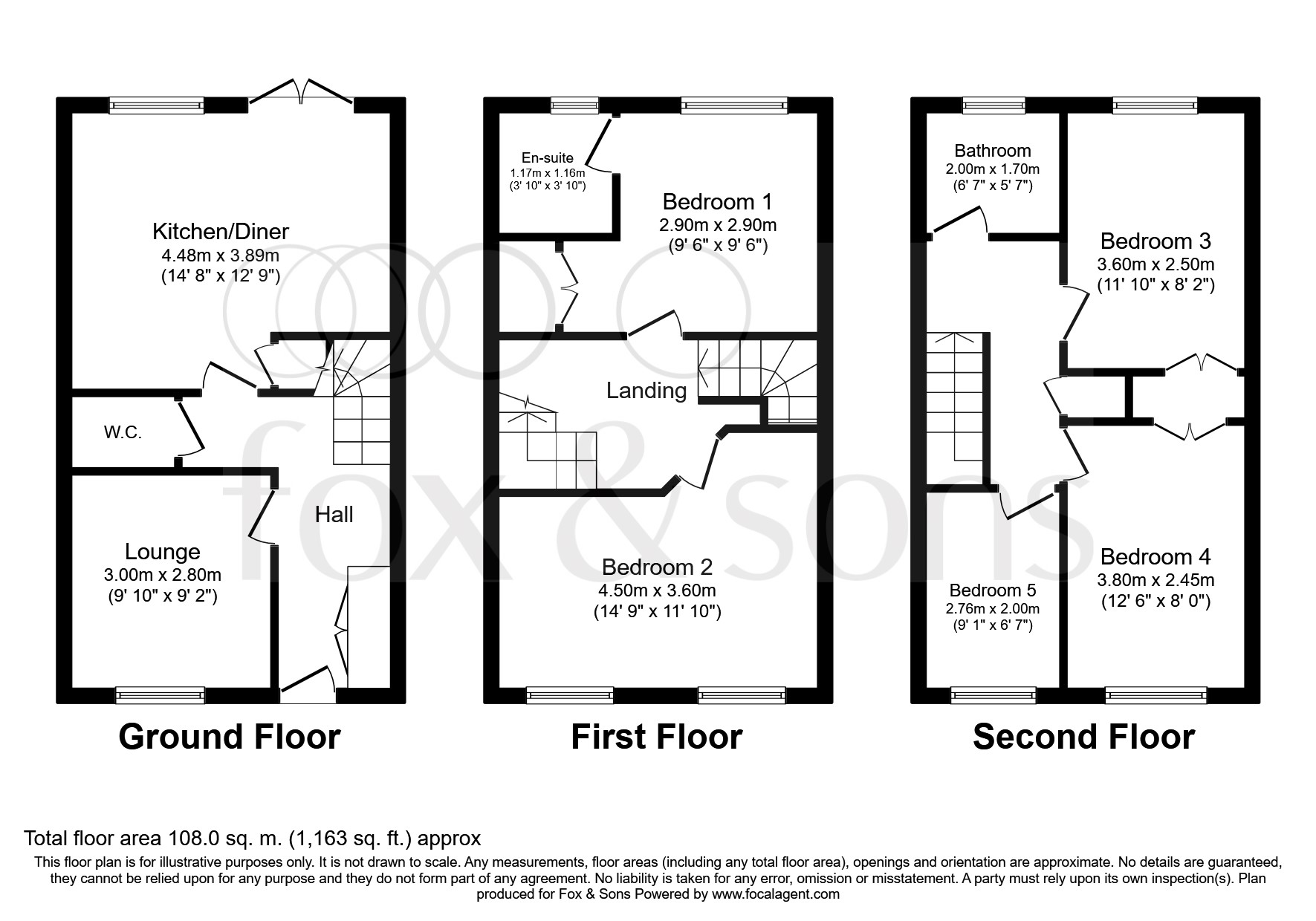 5 Bedrooms Terraced house for sale in Trist Way, Ifield, Crawley RH11