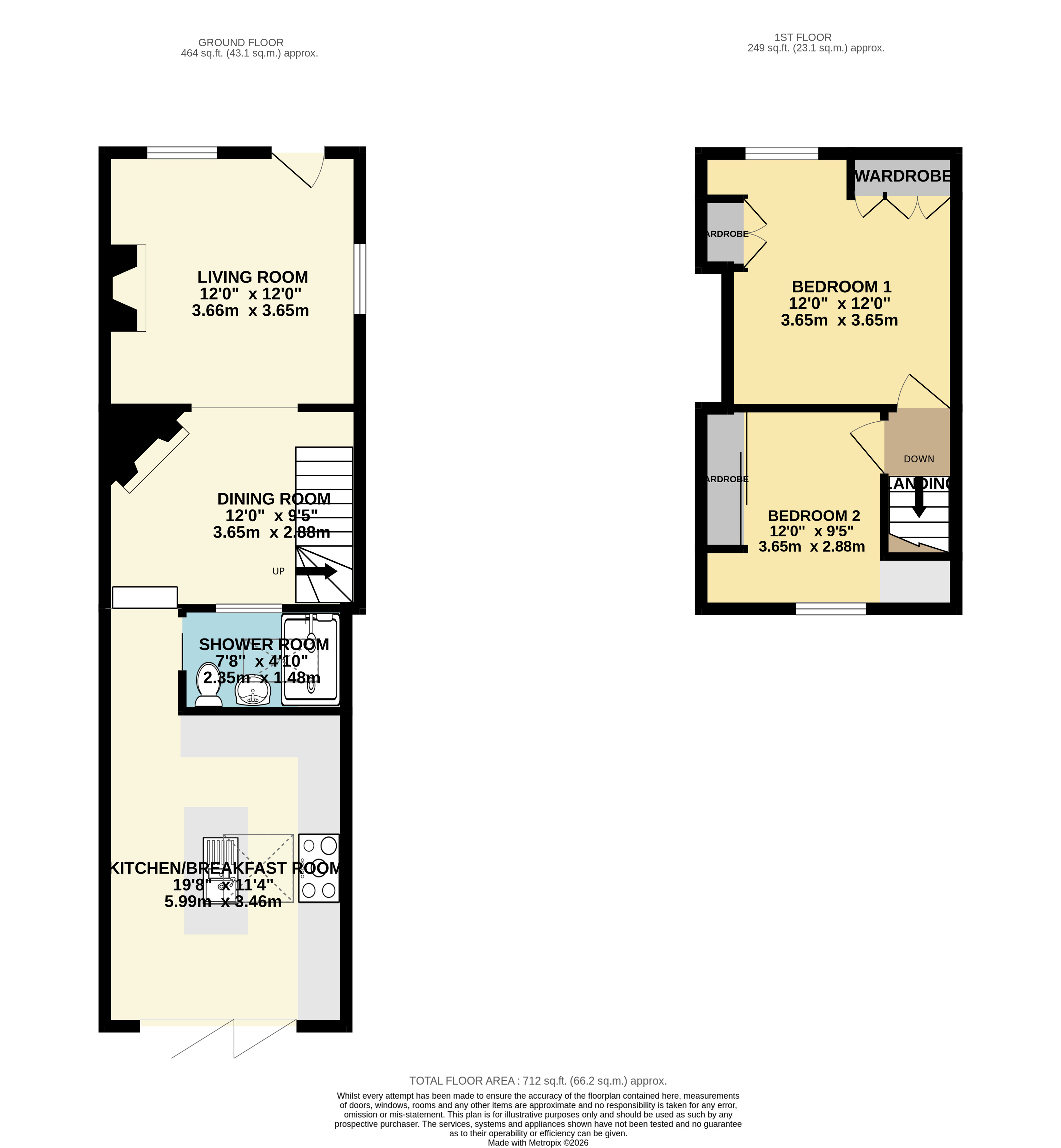 196, High Street, Essex floorplan