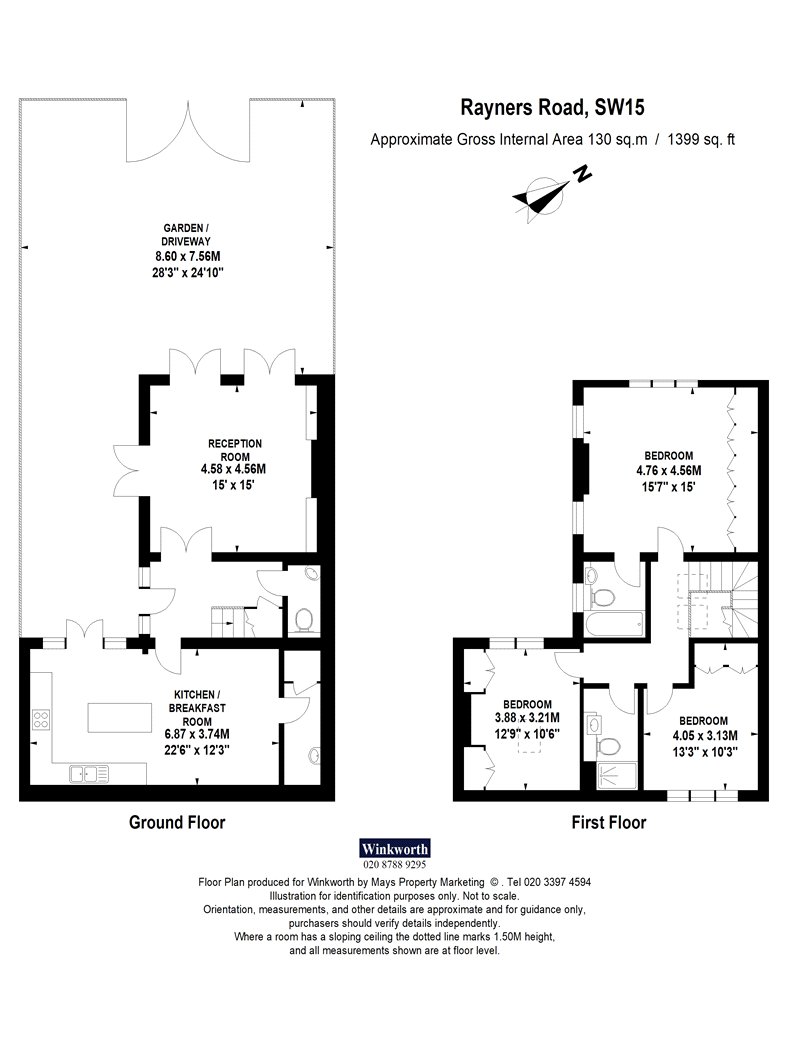 5, Rayners Road, London floorplan