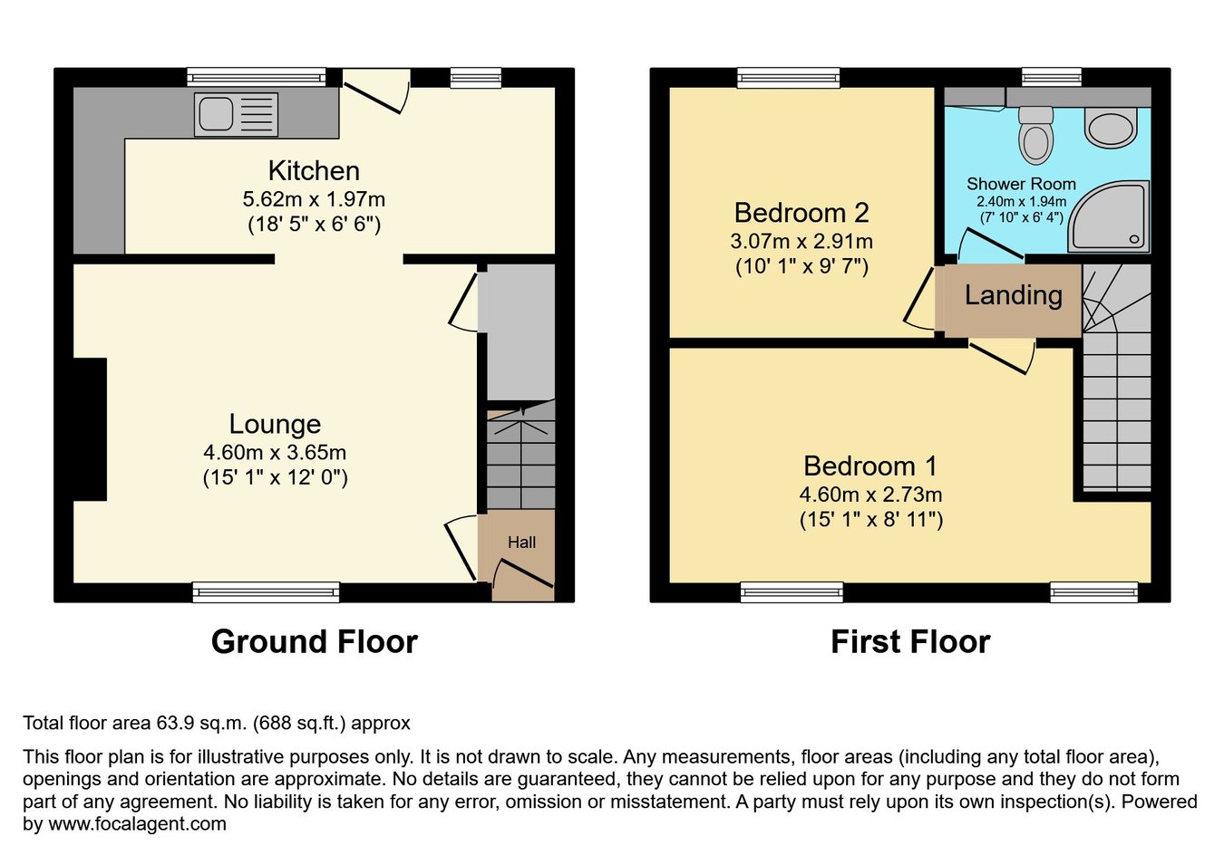 2 Parkhouse Cottages, Tythings Court, Minehead floorplan