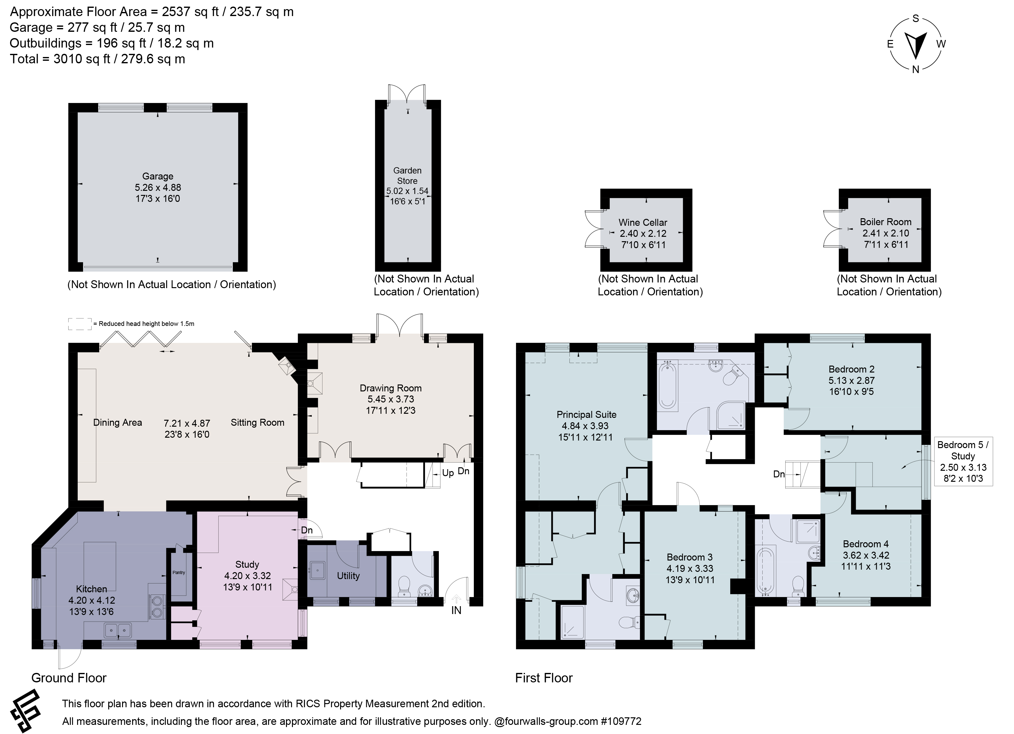 Middle School,, Coldharbour, Surrey floorplan