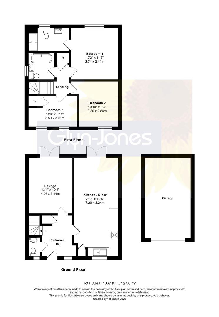 5, Farrenden Way, Chichester floorplan