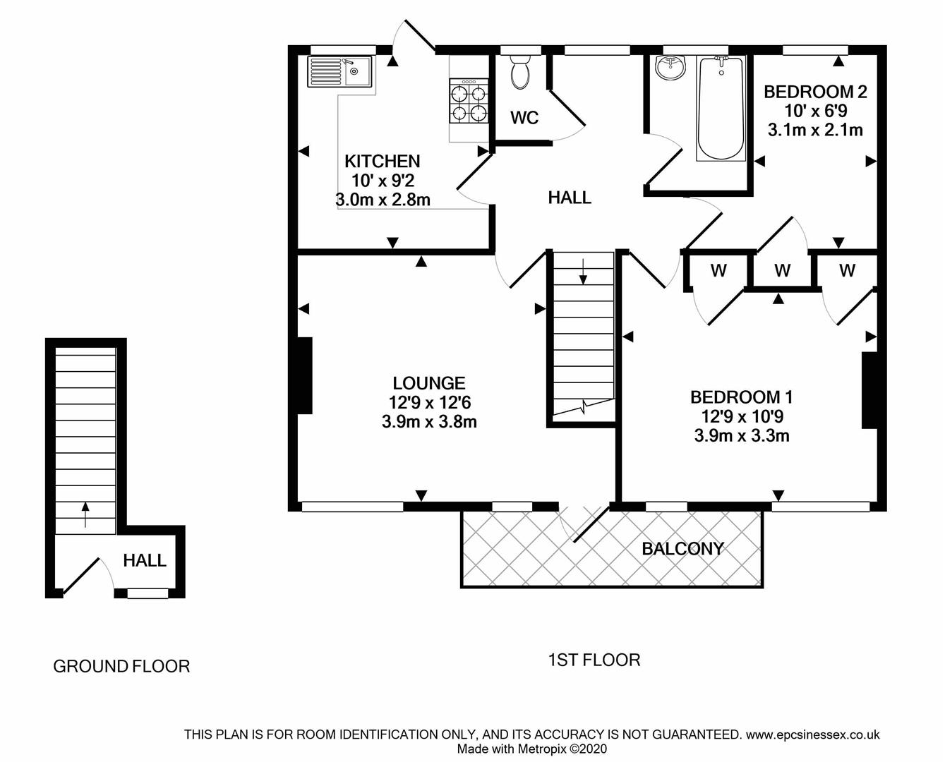 2 bed for sale in Sandringham Road, Pilgrims Hatch