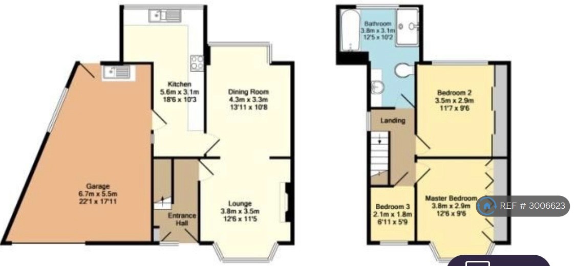 Hollins Lane, Sheffield floorplan