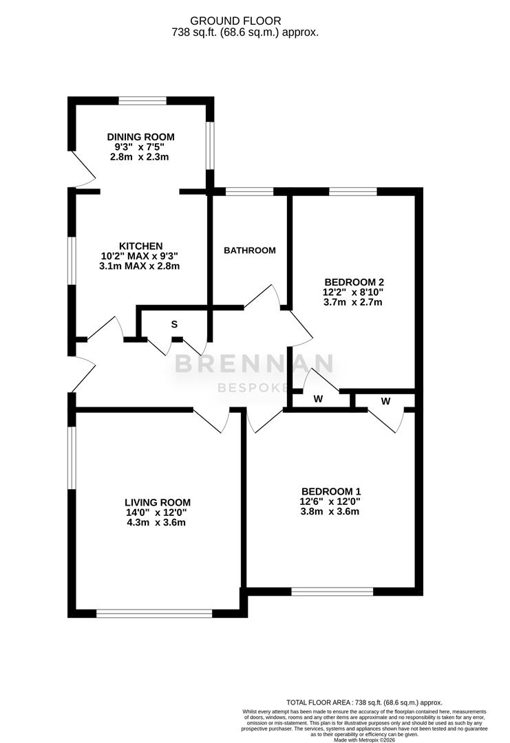 21, Grange Road, Kettering floorplan