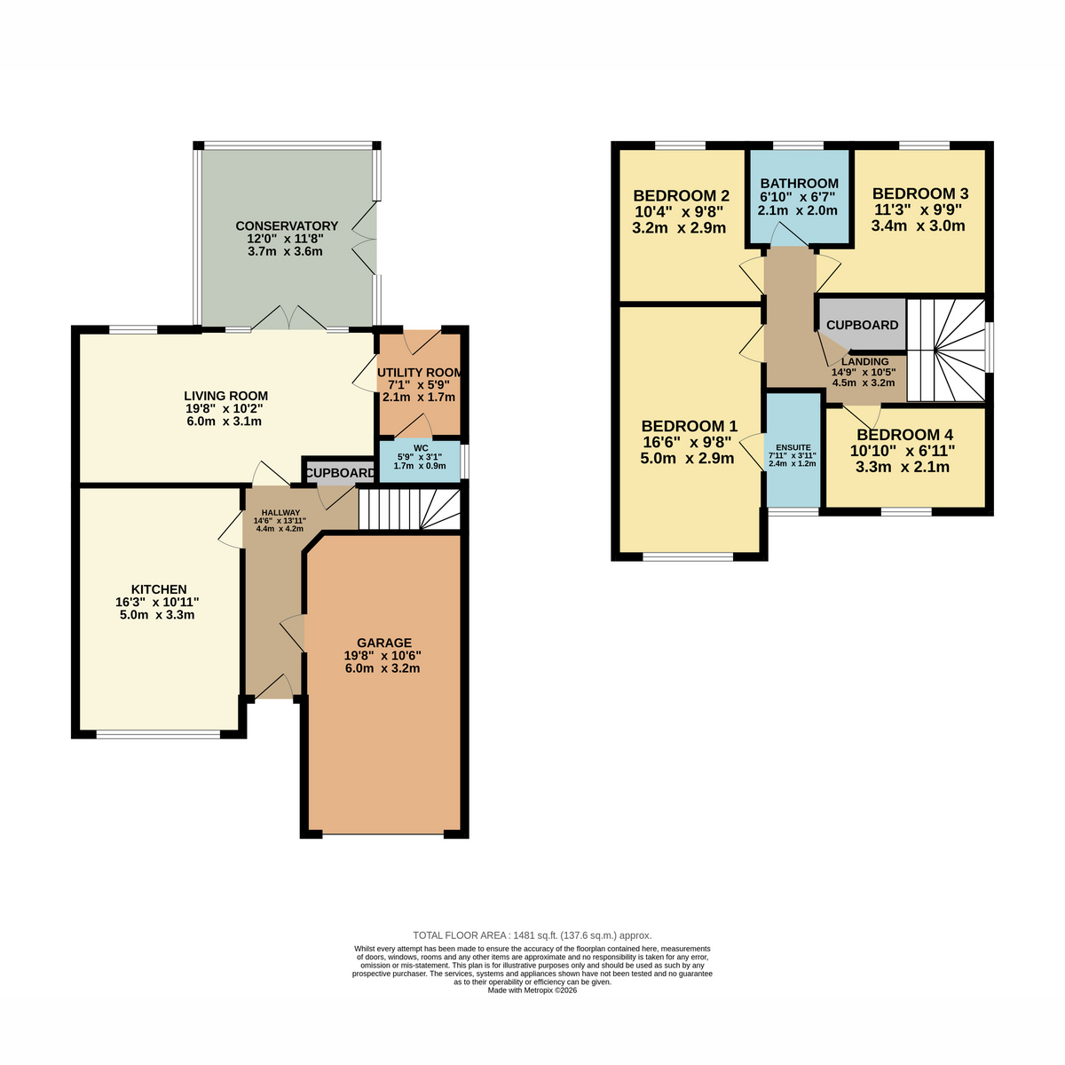 25, Goldsland Walk, Cardiff floorplan
