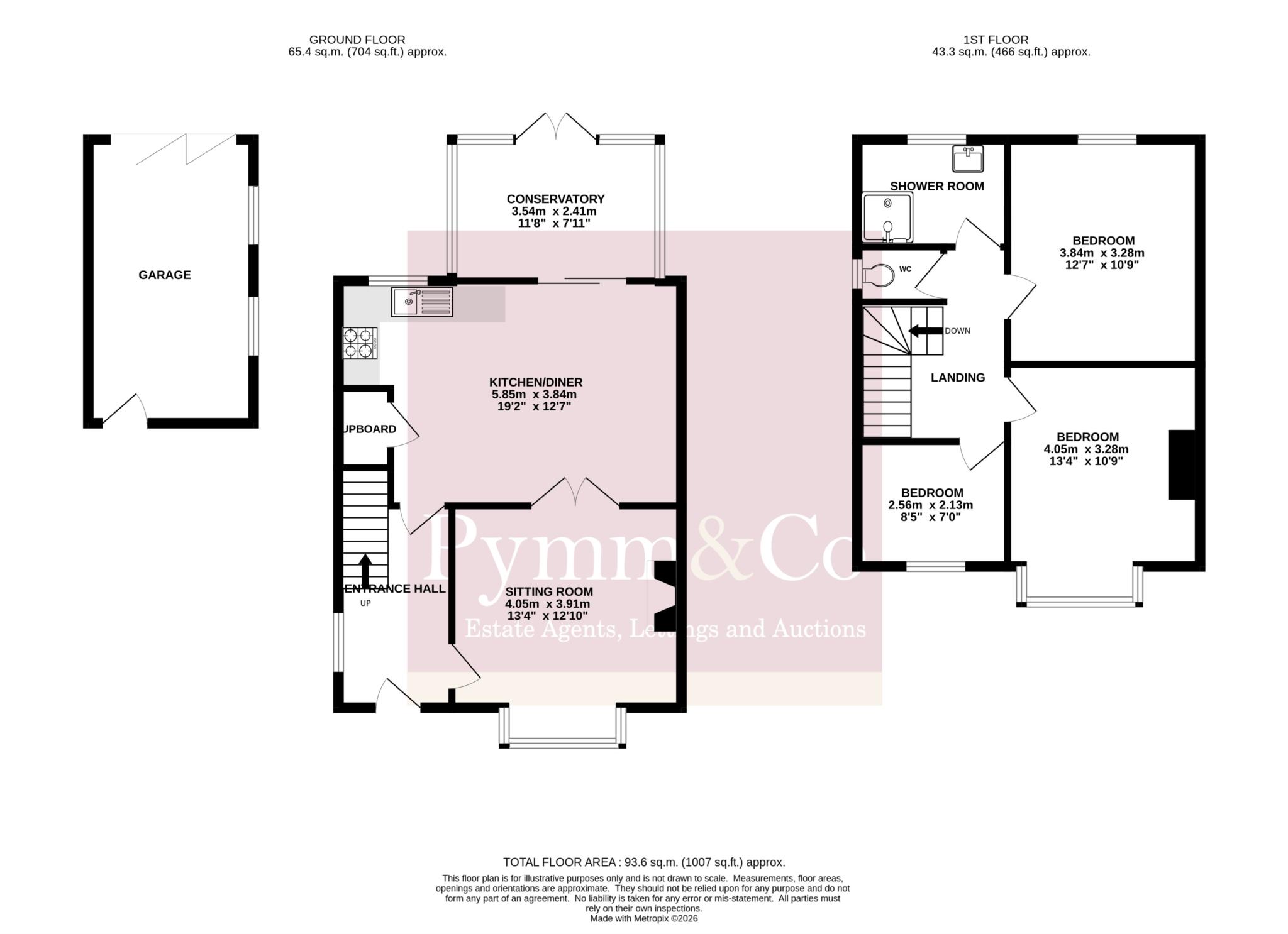 25, Priory Road, Sheringham floorplan