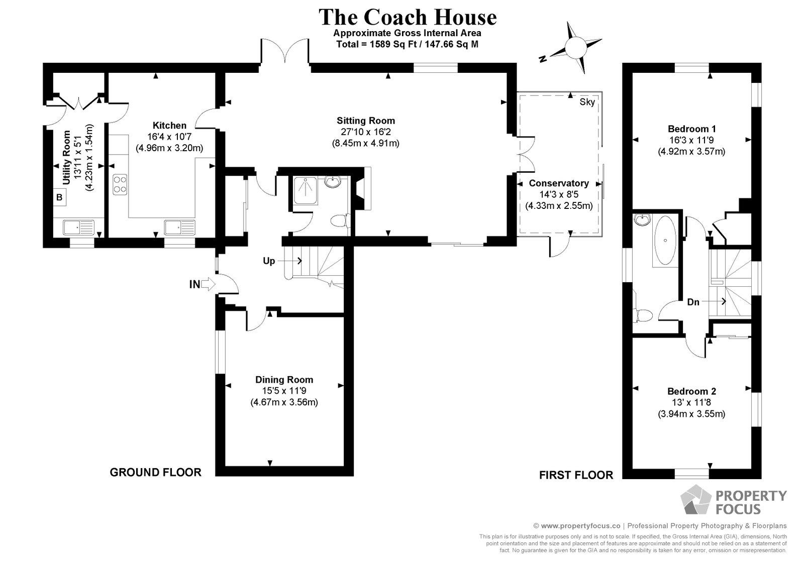 The Coach House, Alresford floorplan