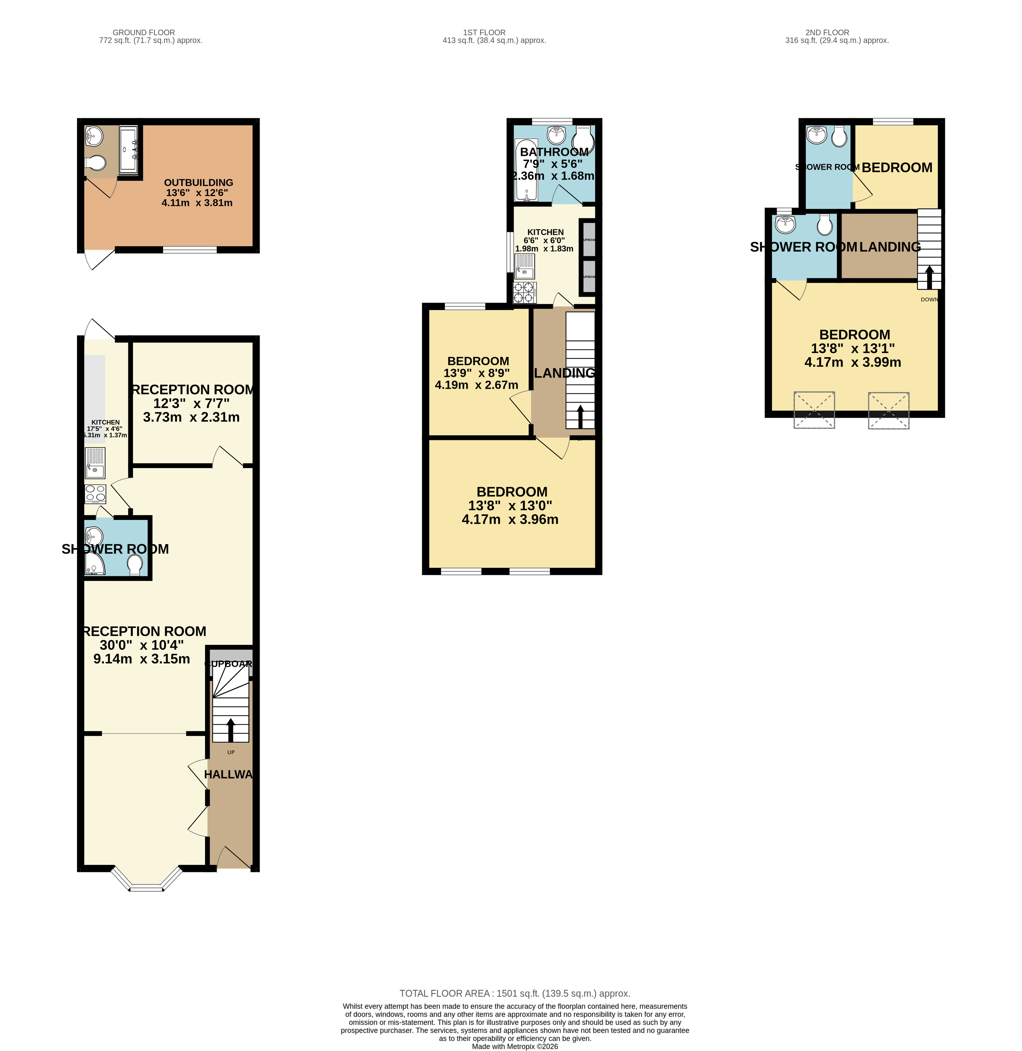 11, Linnell Road, London floorplan