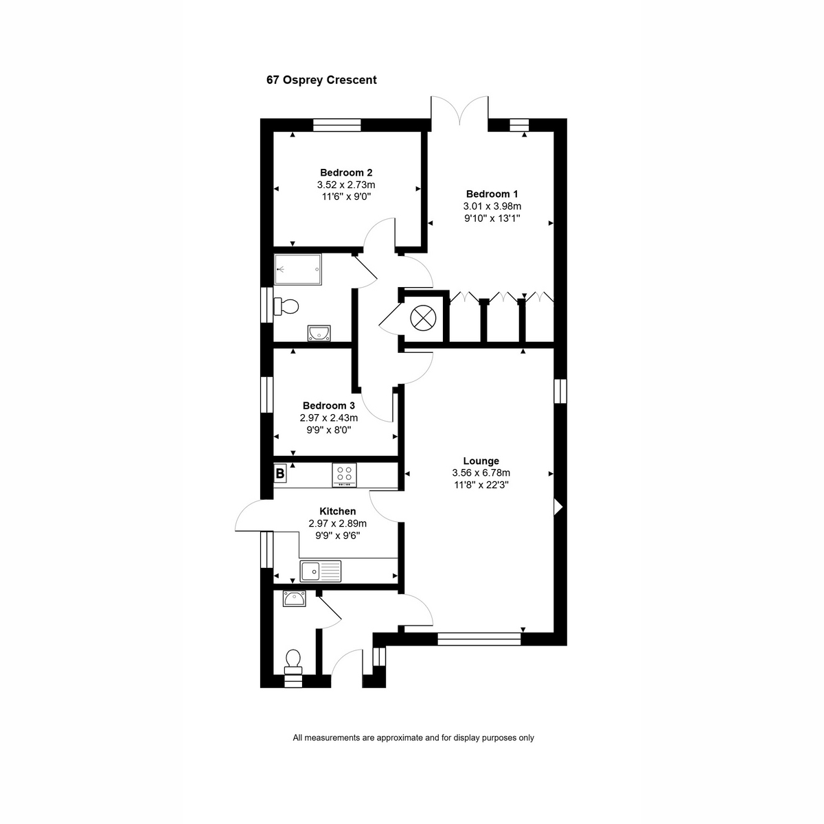 67, Osprey Crescent, Nairn floorplan