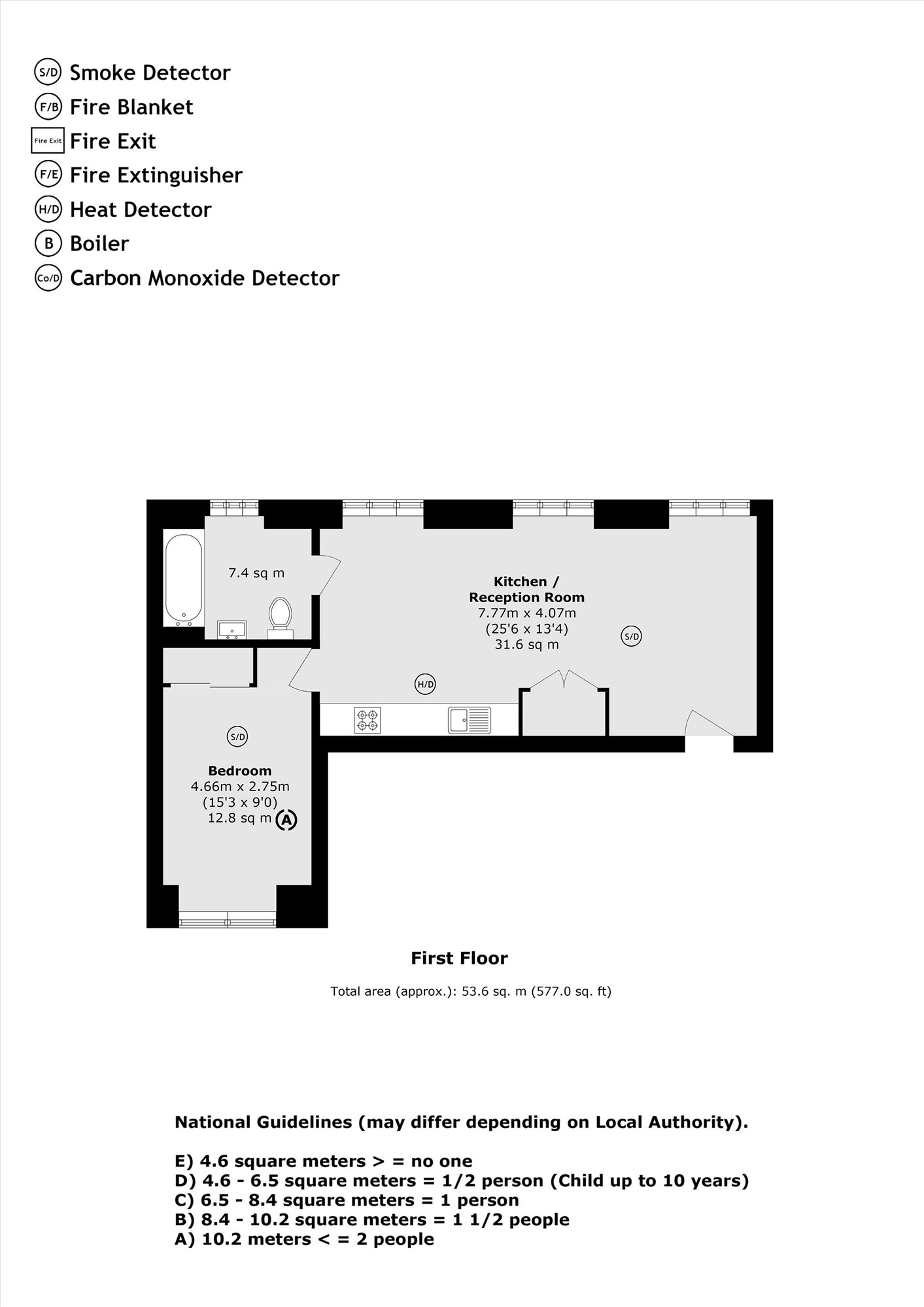 Acre Lane, London floorplan