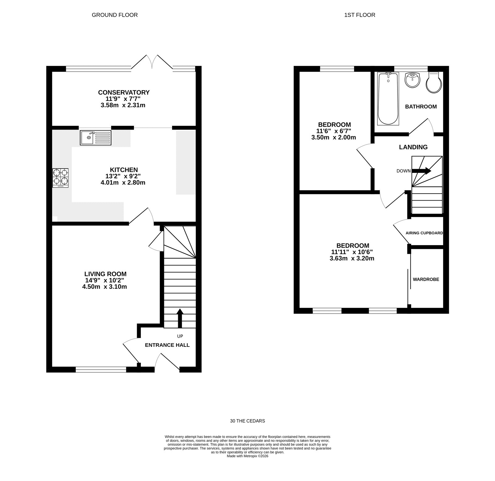The Cedars, Hampshire floorplan