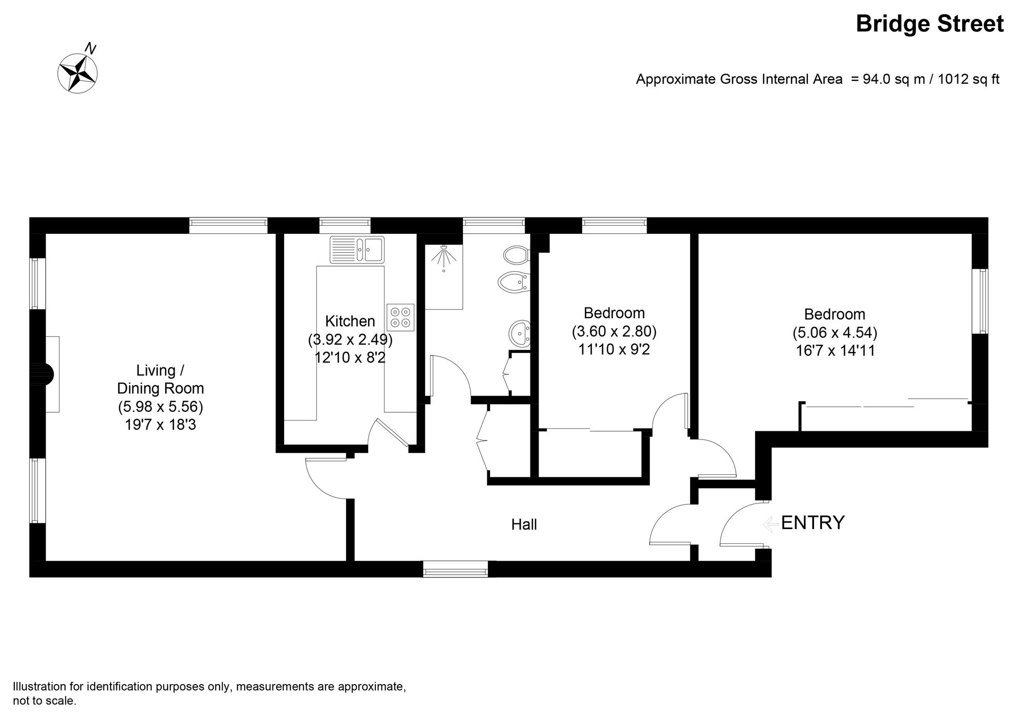 30b Bridge Street, Pershore floorplan
