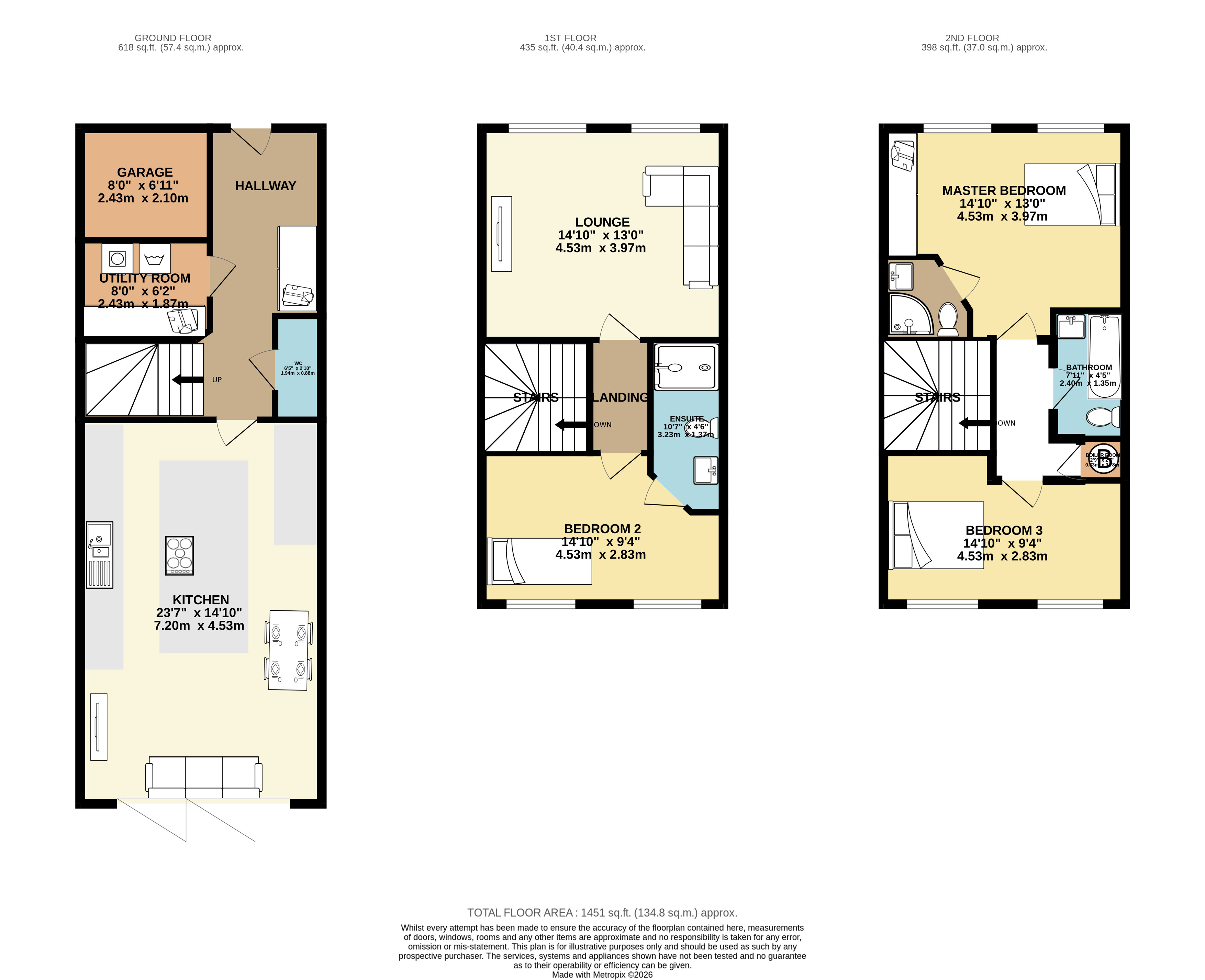 20, Bretton Close, Barnsley floorplan