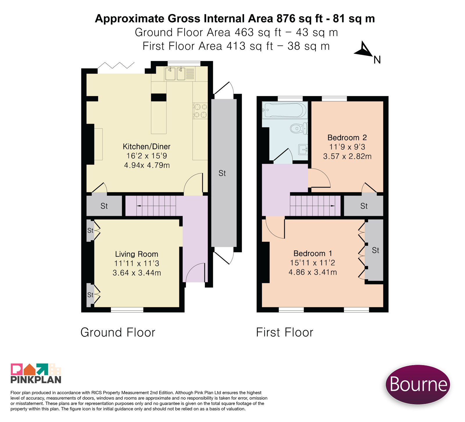 8, King Charles Crescent, Surbiton floorplan