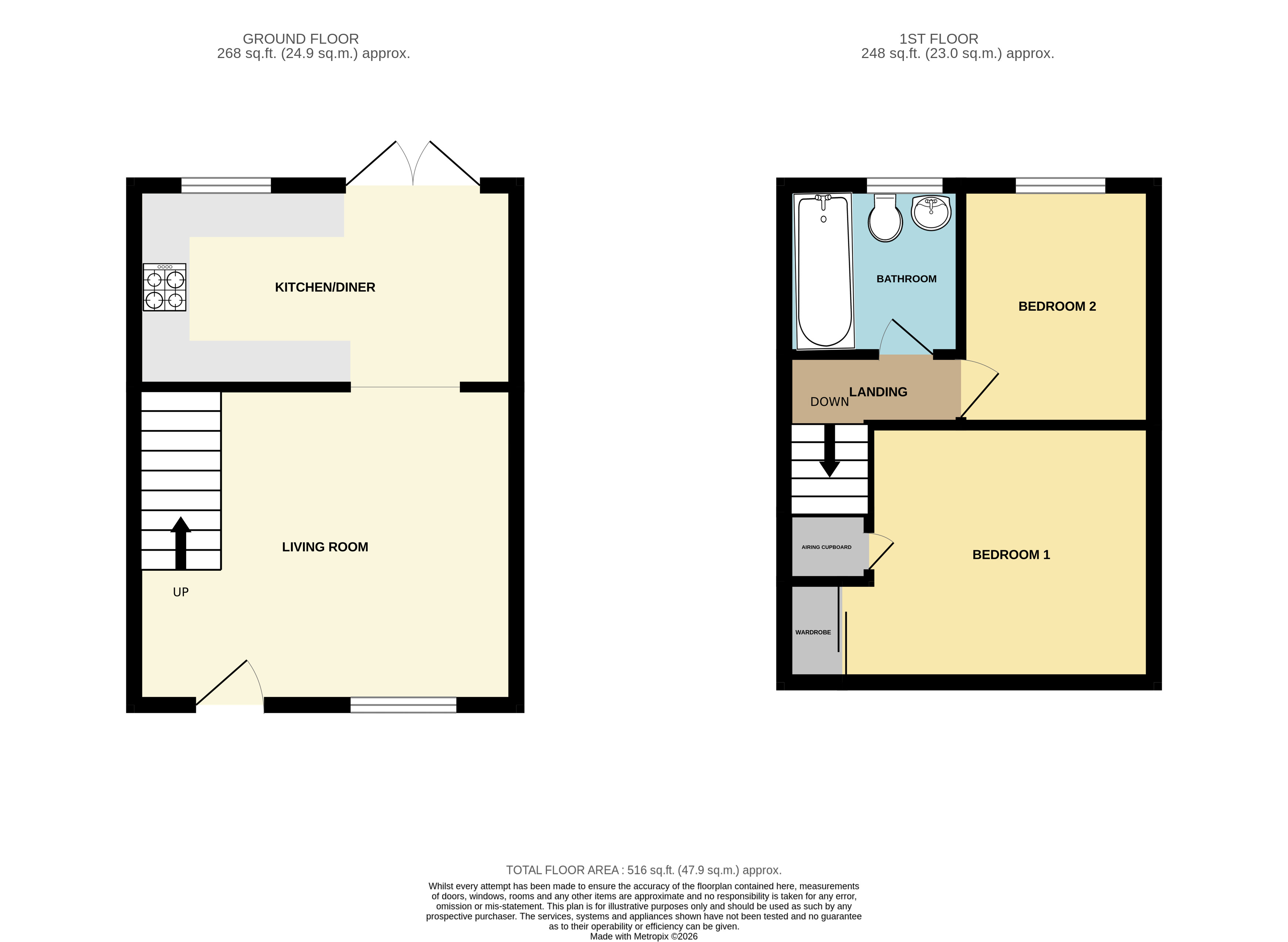 67, Churchfields, Shoeburyness floorplan