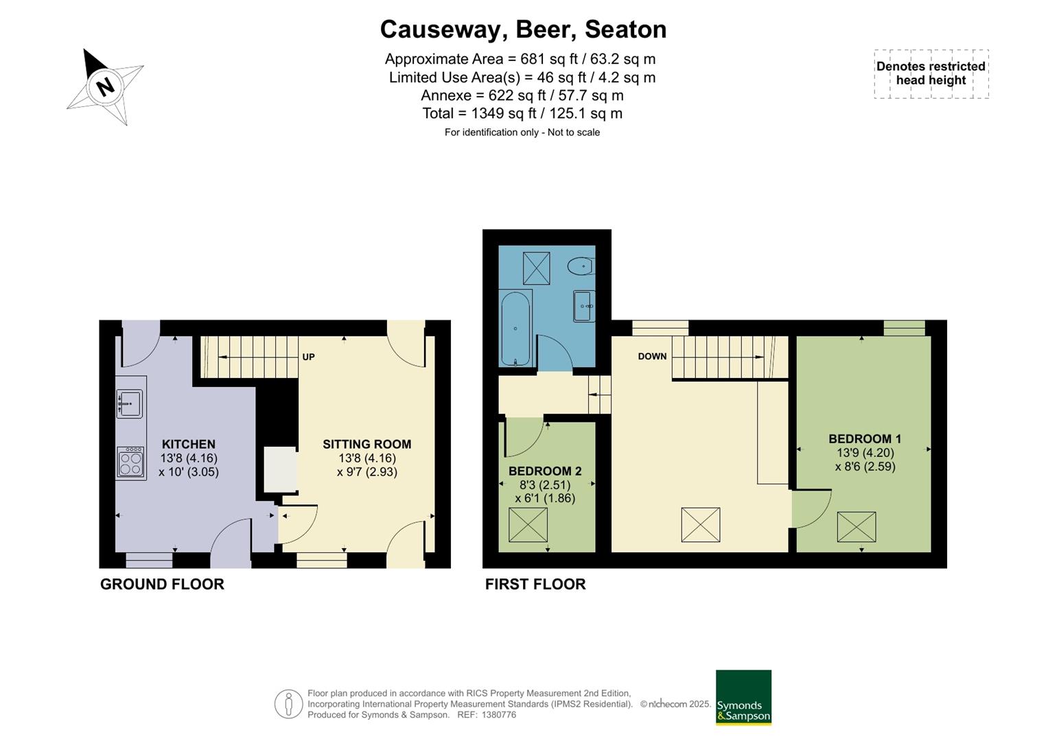 6 Causeway Cottages, Causeway, Seaton floorplan