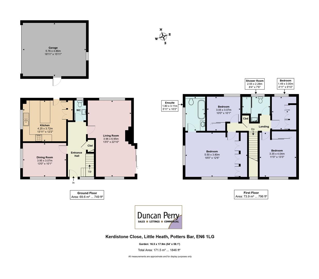 2, Kerdistone Close, Little Heath, Potters Bar floorplan