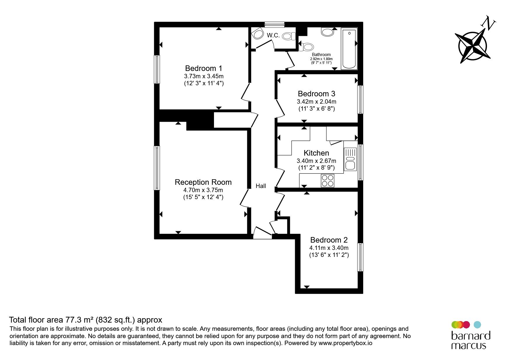 Flat 5, Newbridge Court, Hazelhurst Road, London floorplan