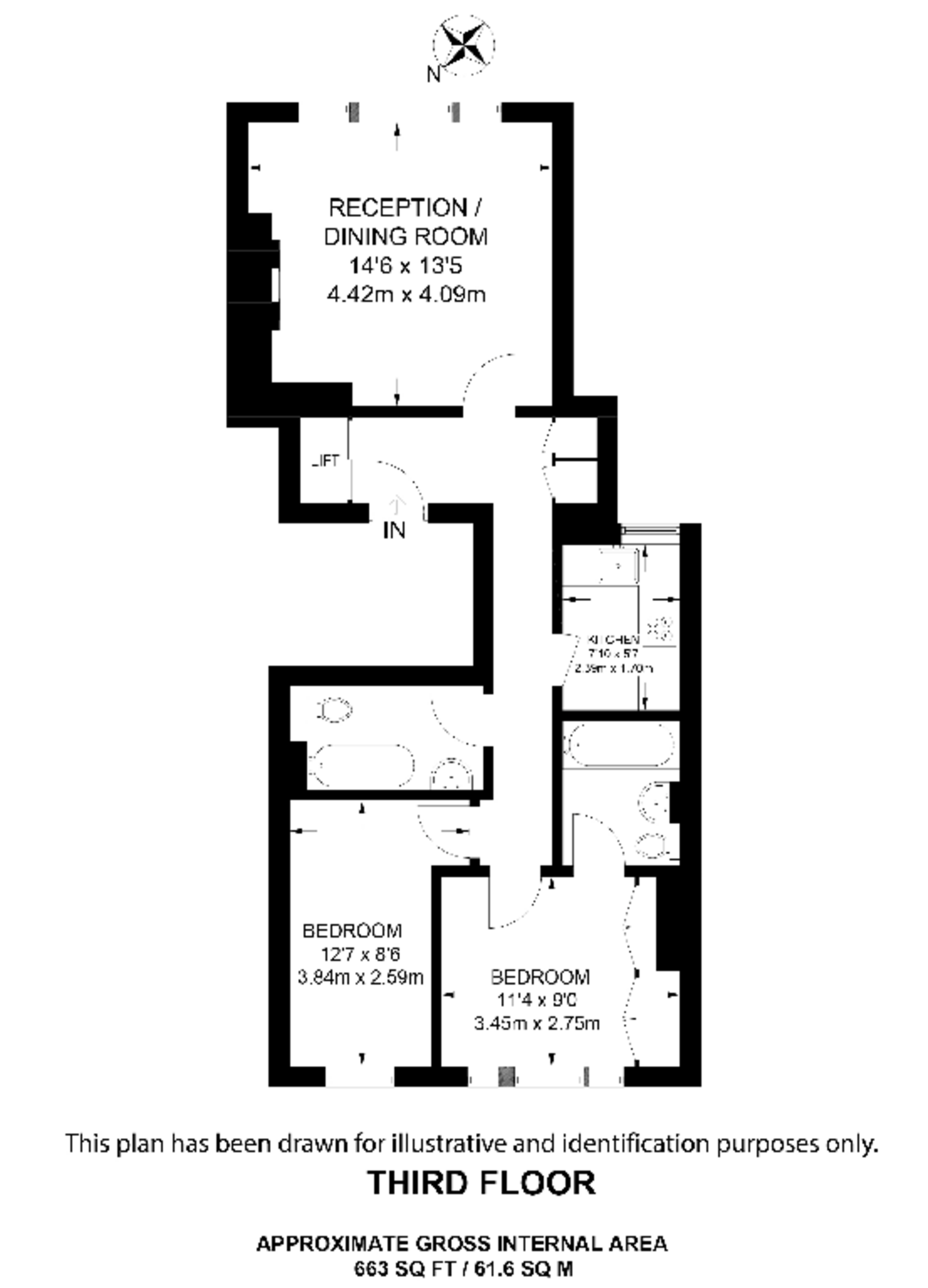 Draycott Place, Chelsea floorplan