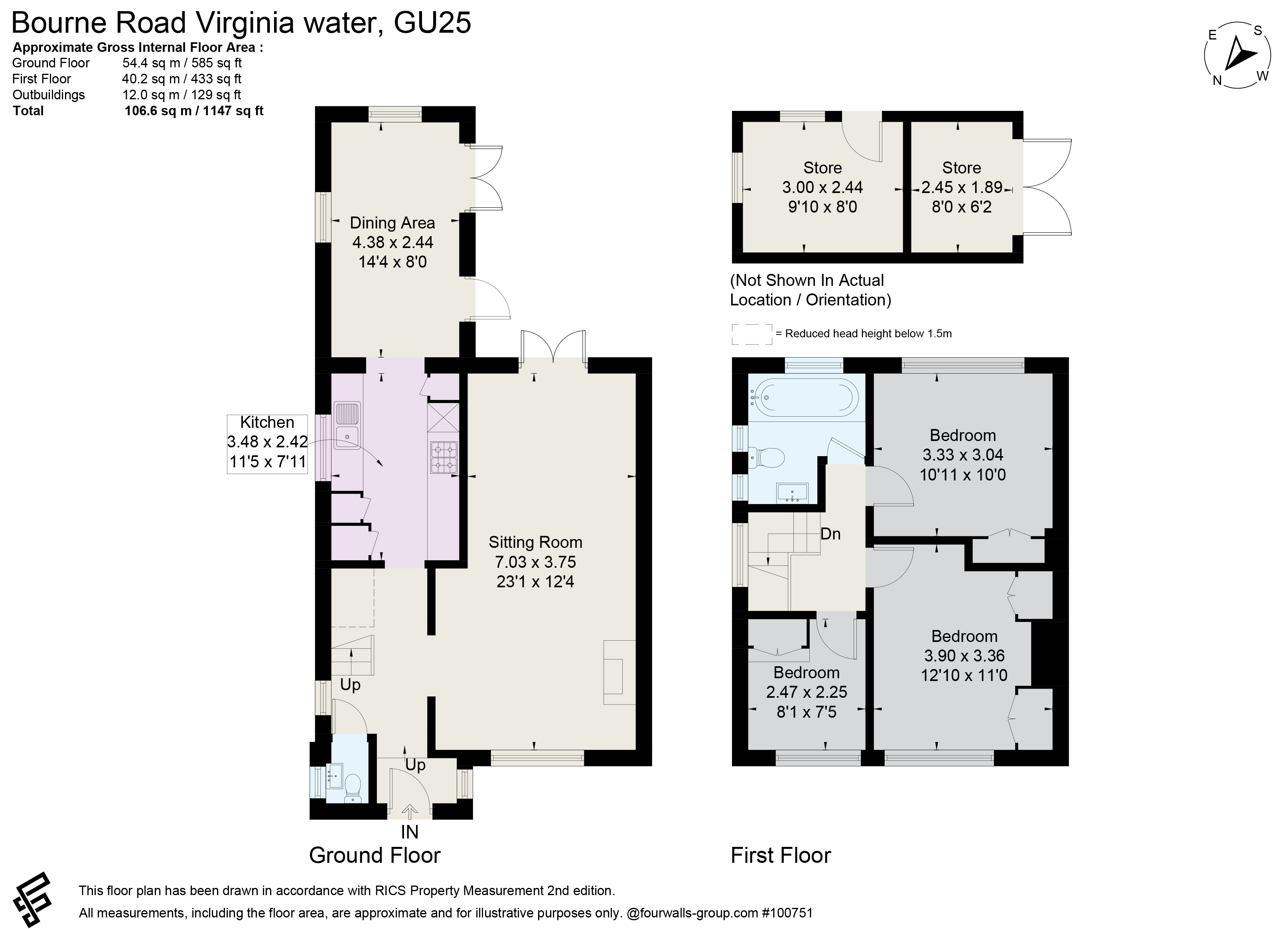 16, Bourne Road, Virginia Water floorplan