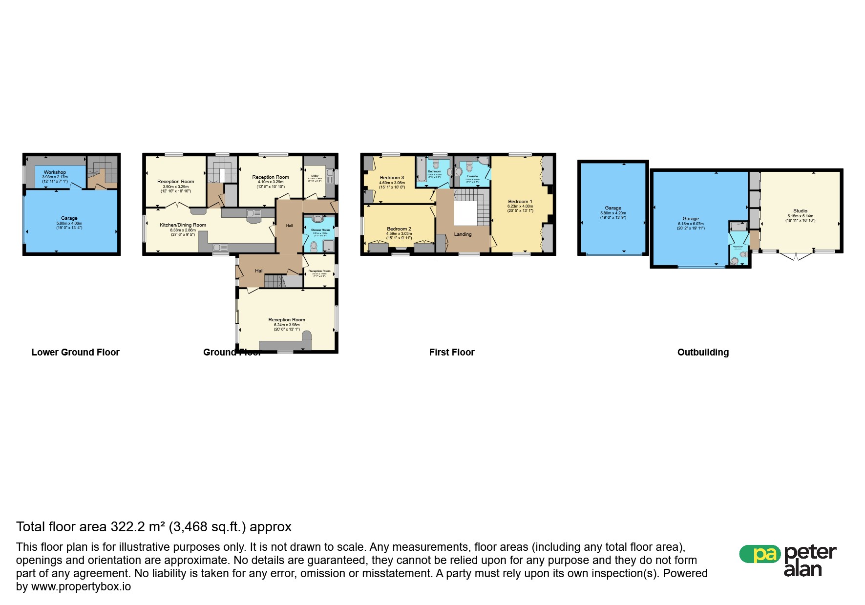 12, Bronheulwen, Porth floorplan