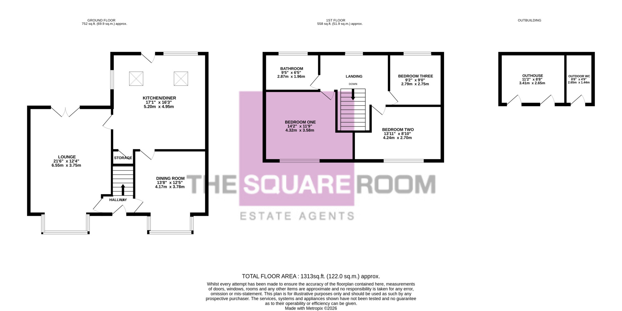 2, Mythop Grange Cottages, Mythop Road, Blackpool floorplan