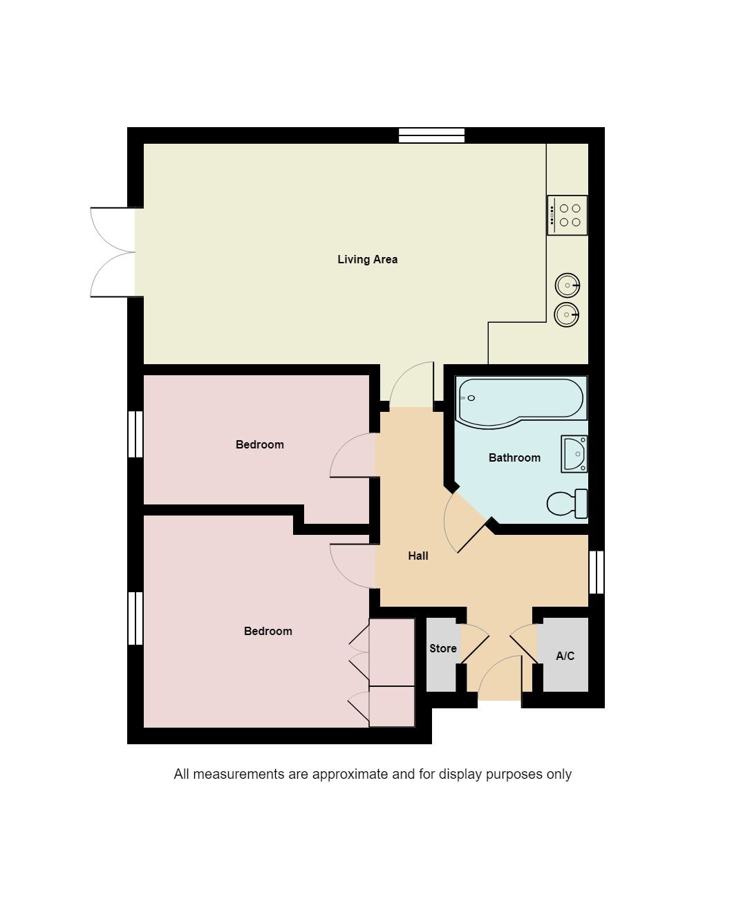 2 Bedrooms Flat for sale in Hayeswood Grove, Norton, Stoke-On-Trent ST6