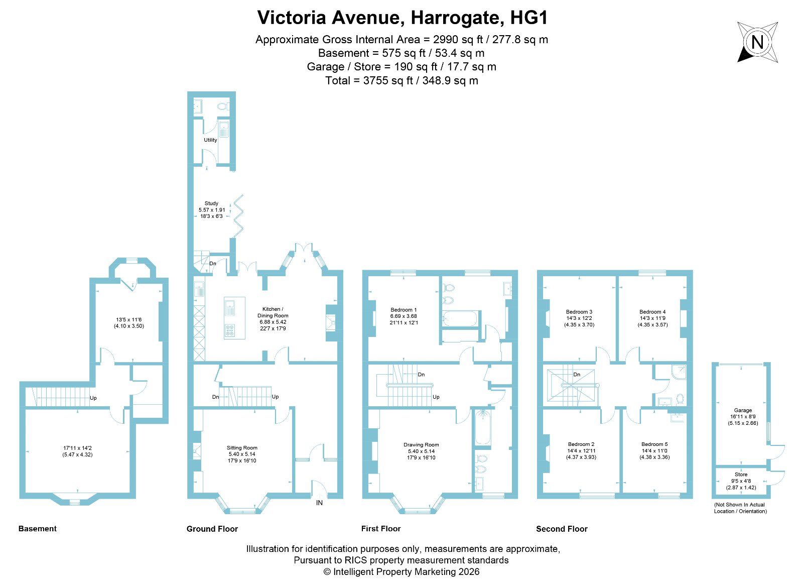 24, Victoria Avenue, North Yorkshire floorplan