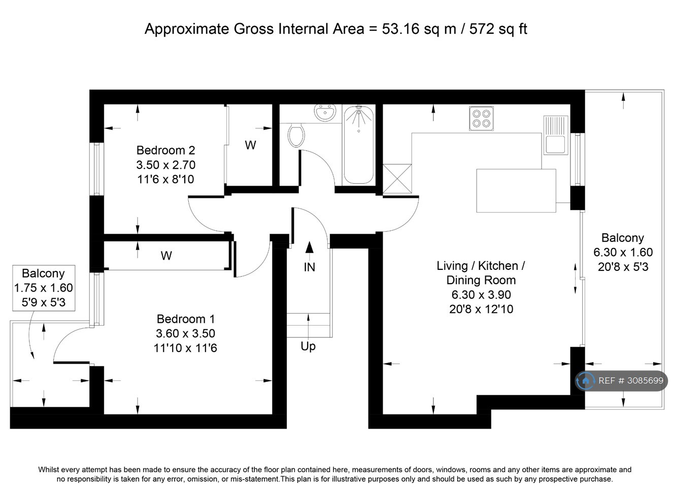 St Aubyns, Hove floorplan