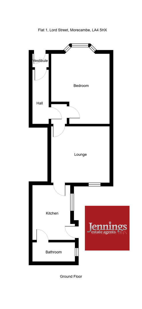 Ground Floor Flat, 23, Lord Street, Morecambe floorplan