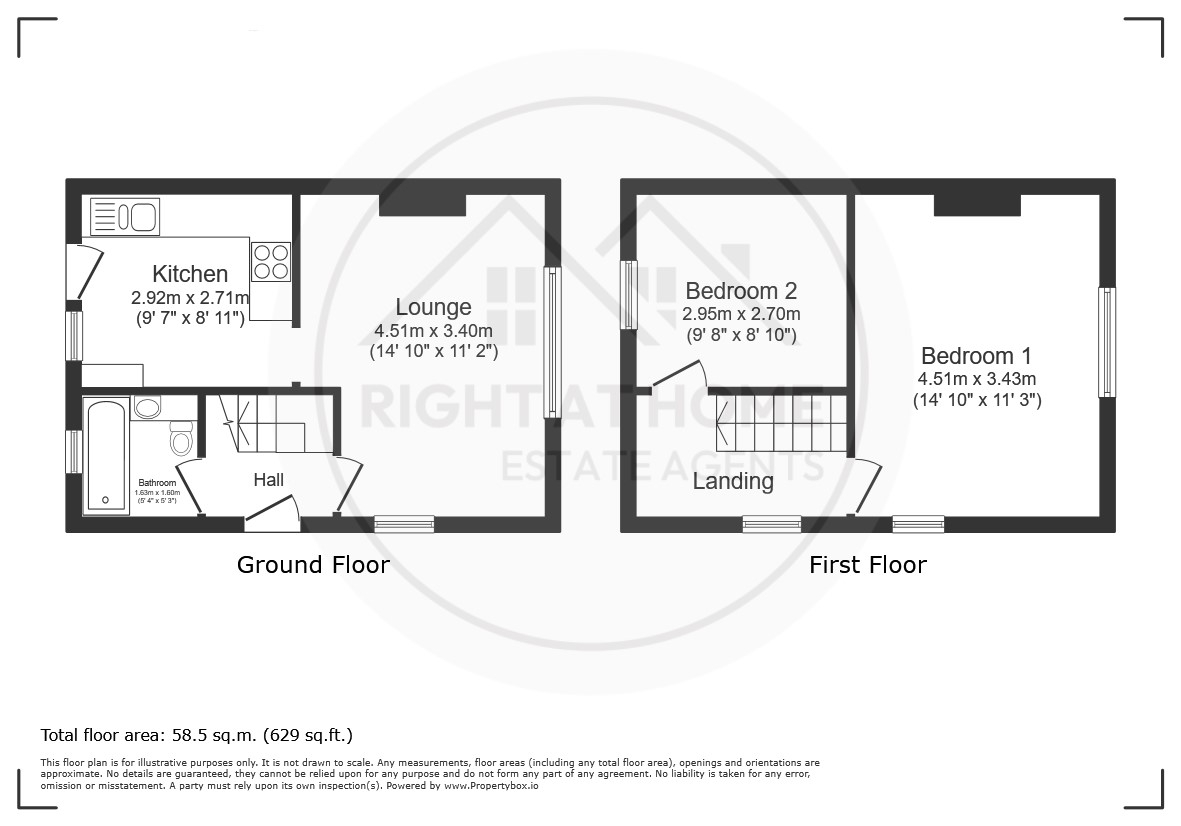 36 Heath Road, Exeter floorplan