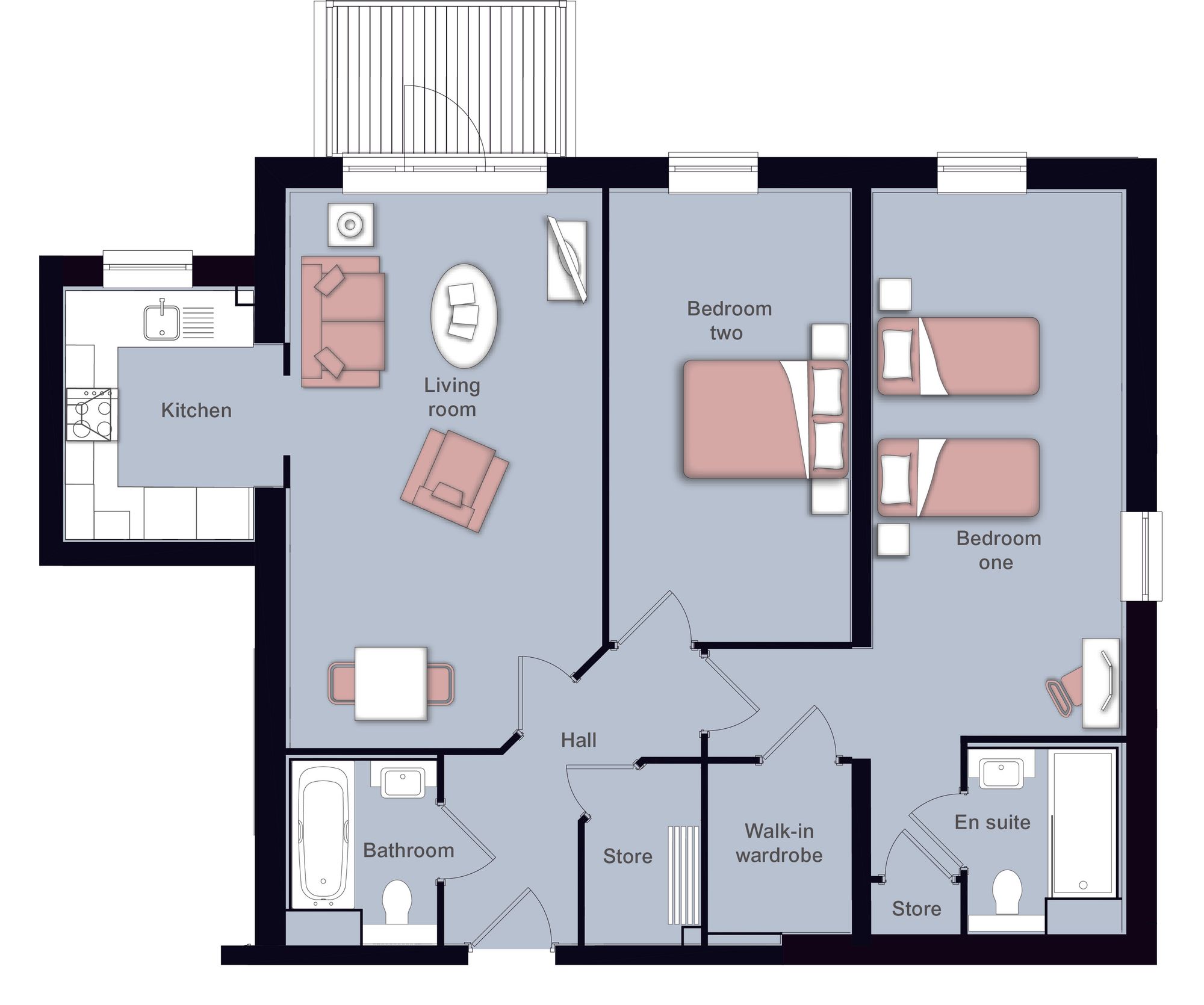 Plot 17, Gladwell Lodge, Didcot floorplan