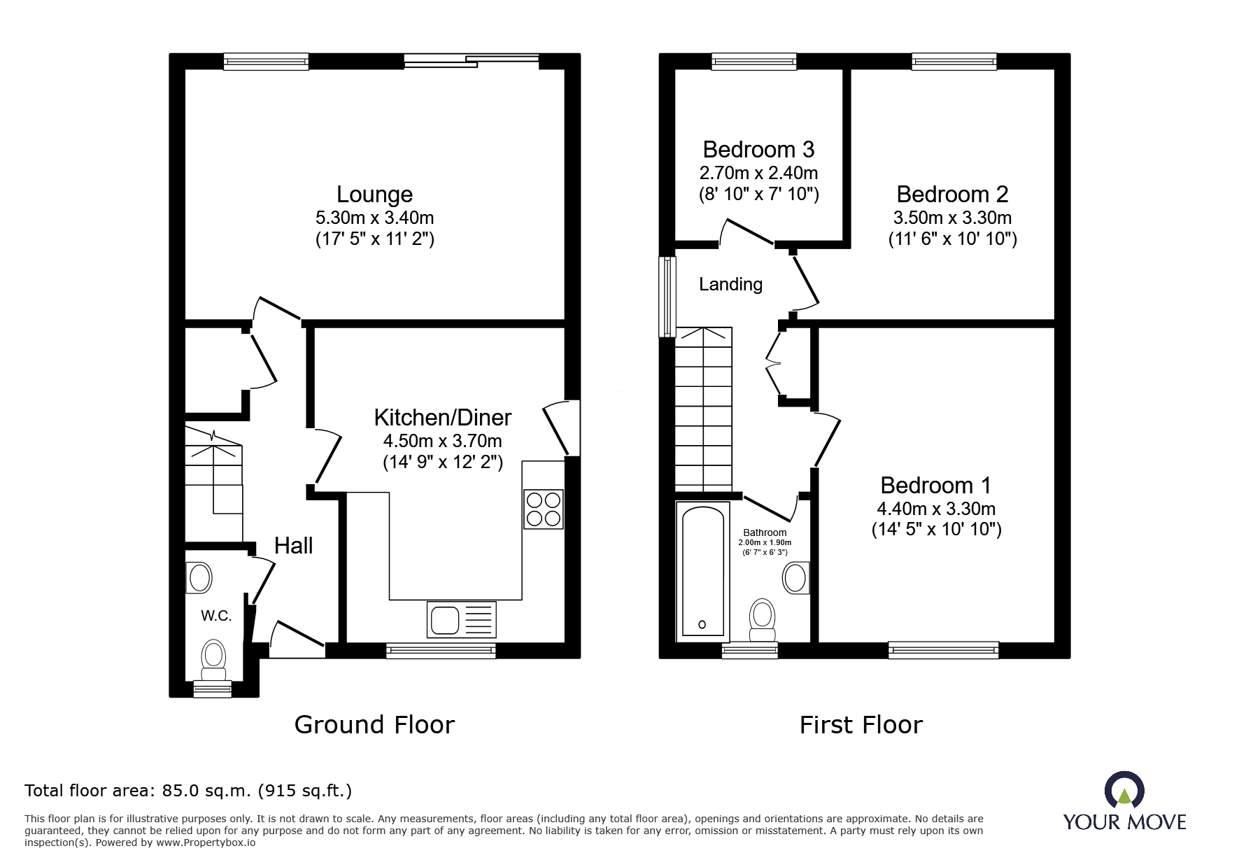 15A,, Kenilworth Close, East Sussex floorplan