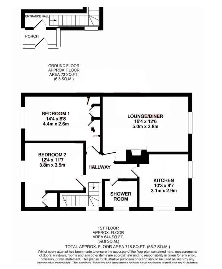 2 Bedrooms Maisonette for sale in Baker Street, Enfield EN1