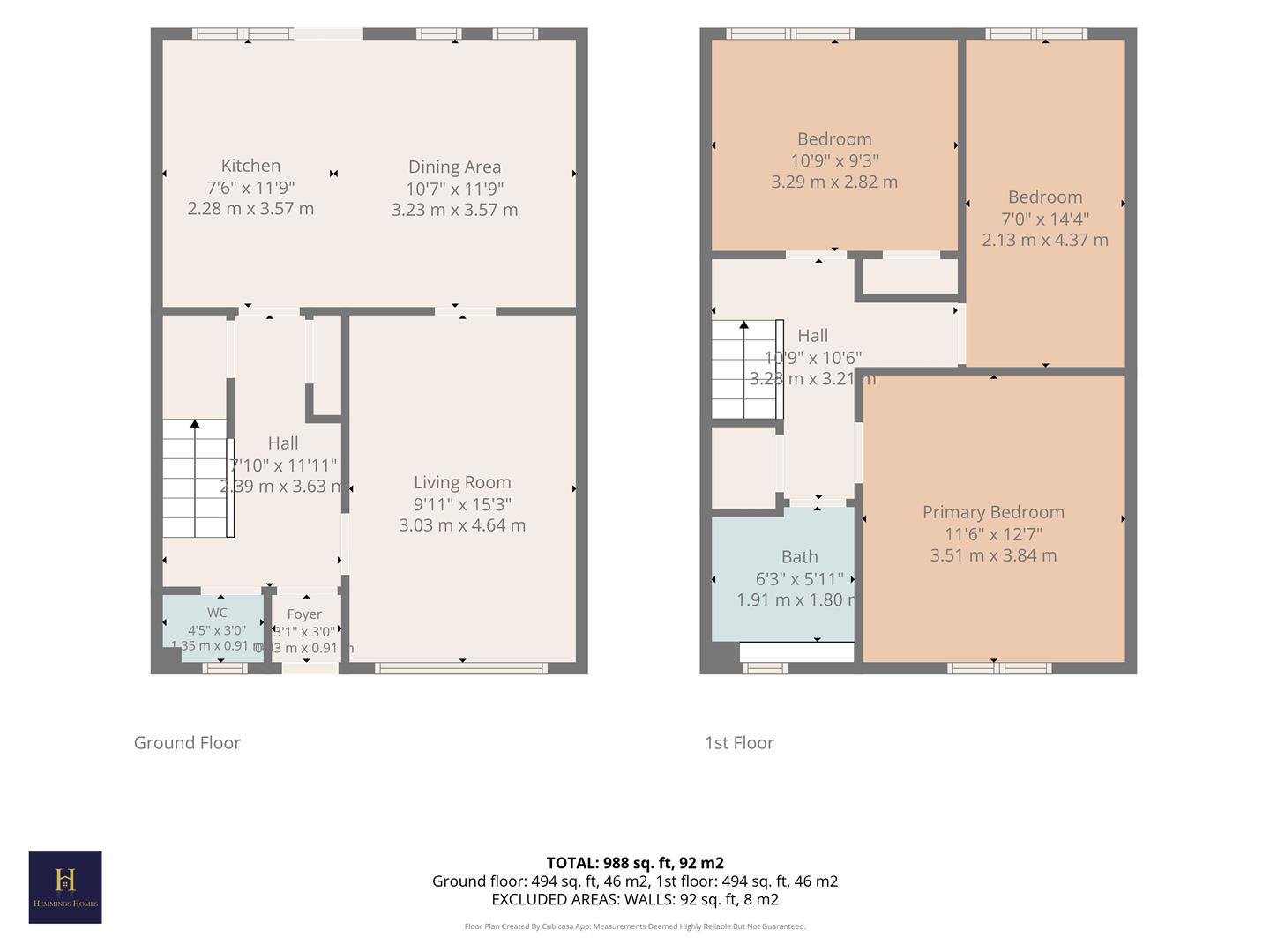 61, Staunton Rise, Livingston floorplan