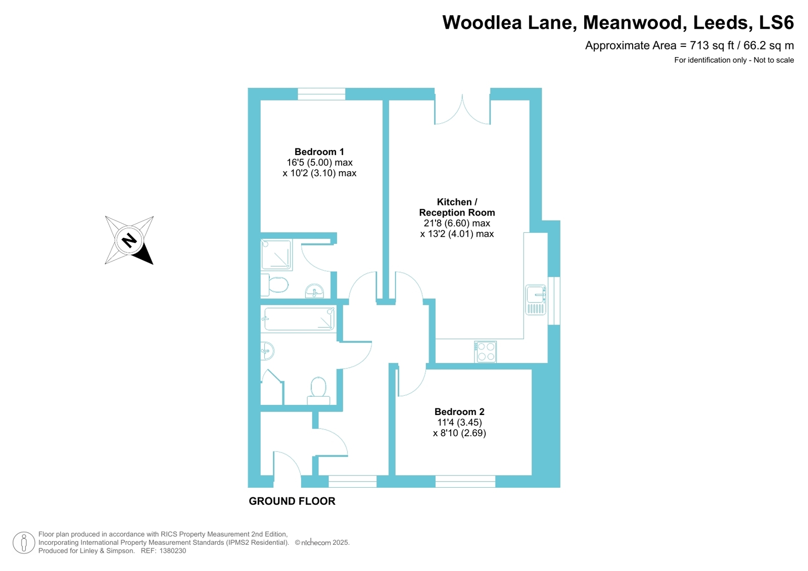 53, Woodlea Lane, Leeds floorplan