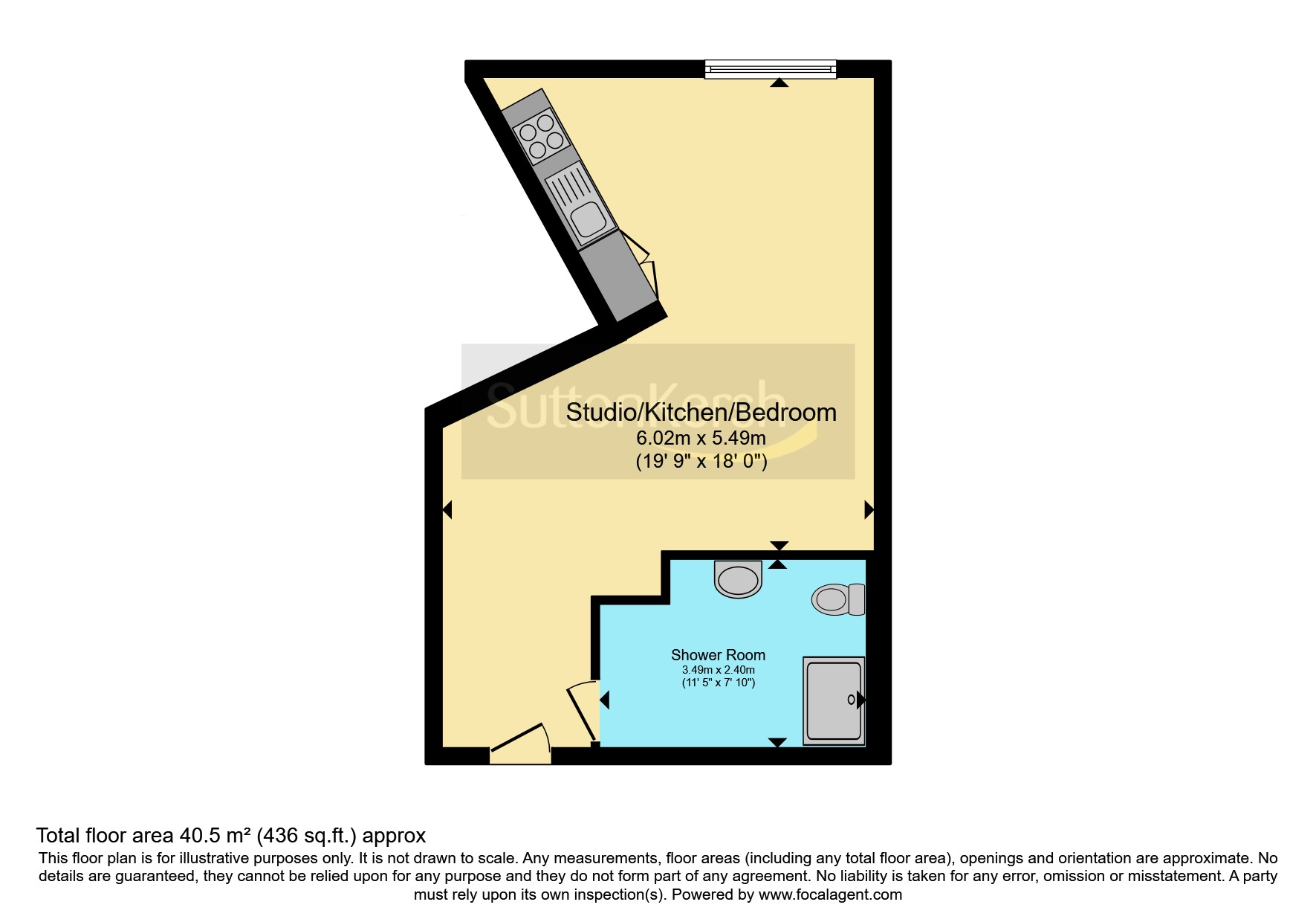Apartment 401, 88, Low Hill, Merseyside floorplan